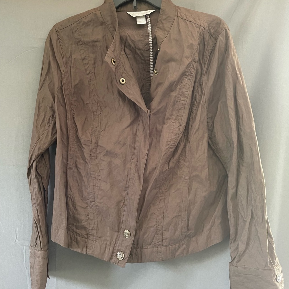L Lightweight Brown Jacket